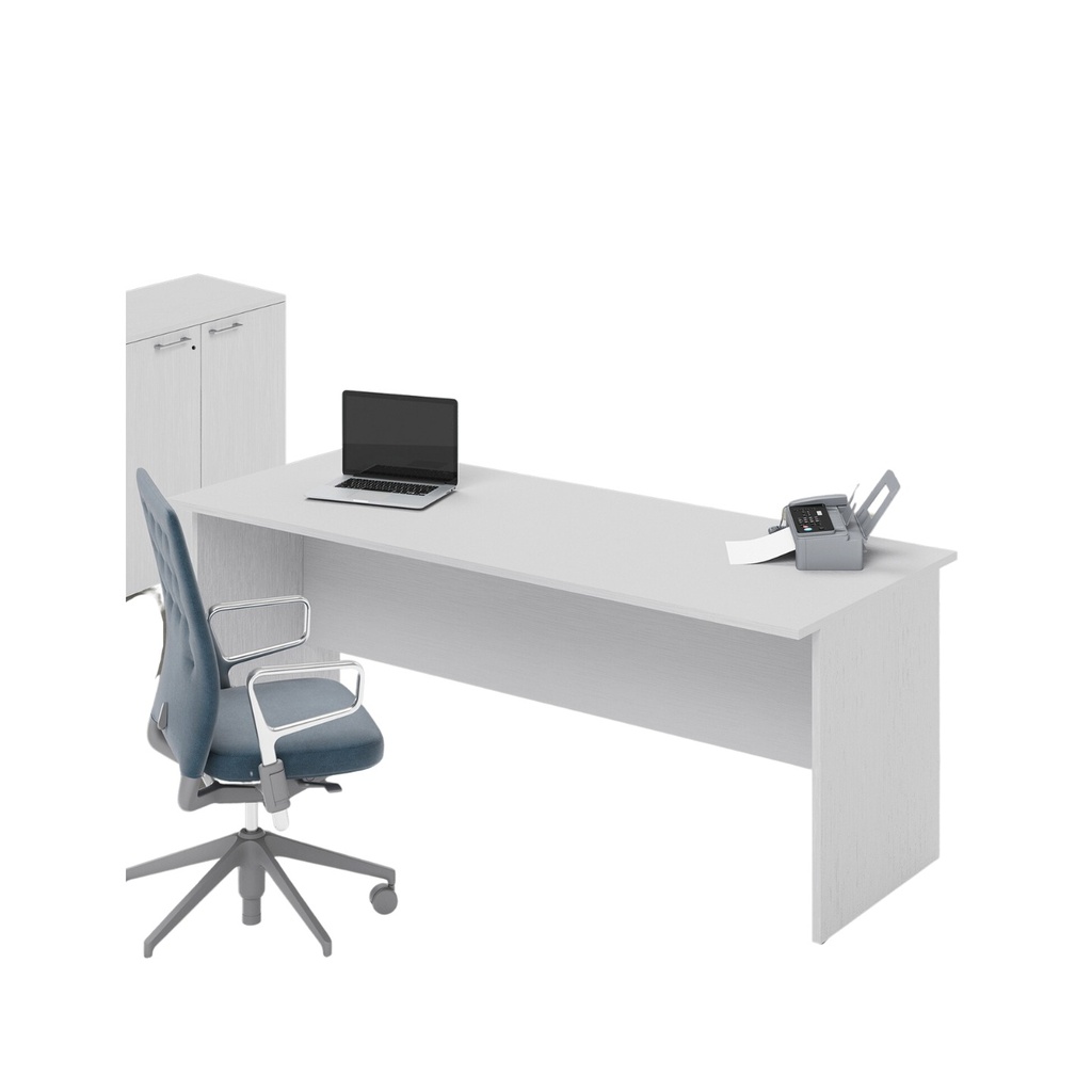 Scrivania da ufficio bianca H74x200x80cm