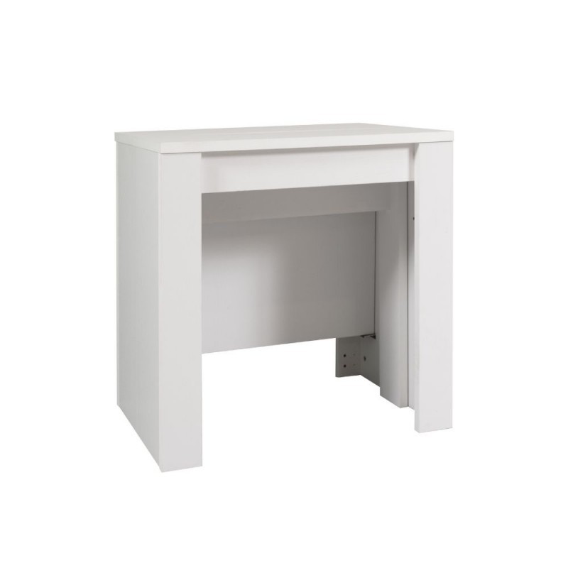 Tavolo consolle allungabile bianco 78x54/252x h78 cm