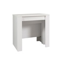 Tavolo consolle allungabile bianco 78x54/252x h78 cm