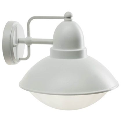 Applique in alluminio bianco con attacco E27