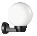 Applique Sfera Opale D.20 E27 Nero