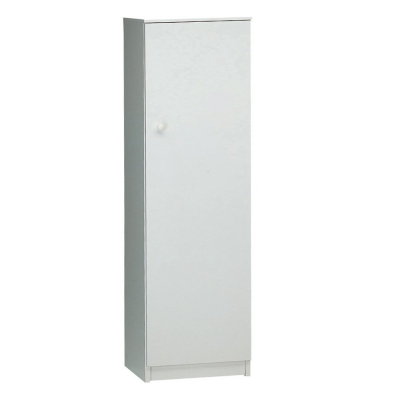 Armadio Multiuso Un Anta Bianco 46x34x h147 cm