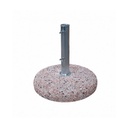Base per Ombrellone in Cemento 35kg Tubo 50mm - Diametro 54cm, Altezza 34cm