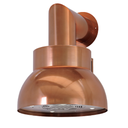 Cappa aspirante elegante in acciaio inox rame specchiato Ø50