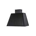Cappa aspirante in acciaio inox brunito 110x37x72 cm