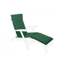 Cuscino lettino sfoderabile verde scuro in poliestere 180gr/m2