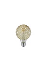 Lampadina Decorativa Globe E27 LED 4w 3000k Sfera Puntinata Ambra
