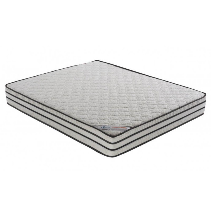 Materasso una piazza e mezza in poliuretano e Memory Foam 120x190x h25 cm