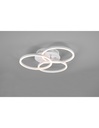 Plafoniera a 3 Cerchi Orientabili LED Dimmer Circle Bianco