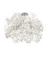 Plafoniera 3 Luci Foglie Lavabili Bianche Leavy Ø70 cm
