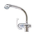 Rubinetto miscelatore lavello cucina con doccetta estraibile 30x21 cm