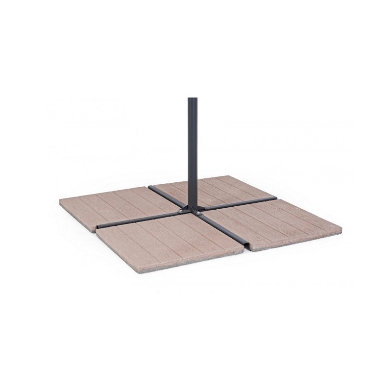 Set 4 marmette cemento betulla 50x50 20kg