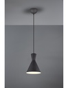 Sospensione doppio cono nero per isola Enzo Trio Lighting