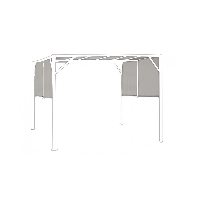 Telo per Gazebo 3x3 in Poliestere Tortora