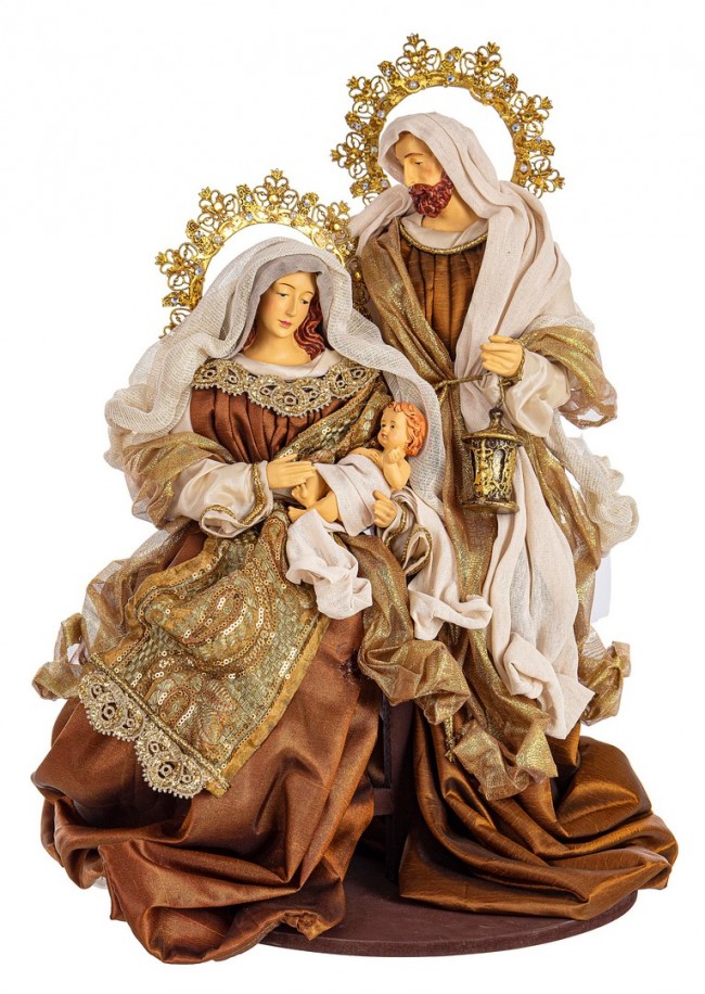 1x Sacra Famiglia Splendour Stand Bronzo L - Samnite