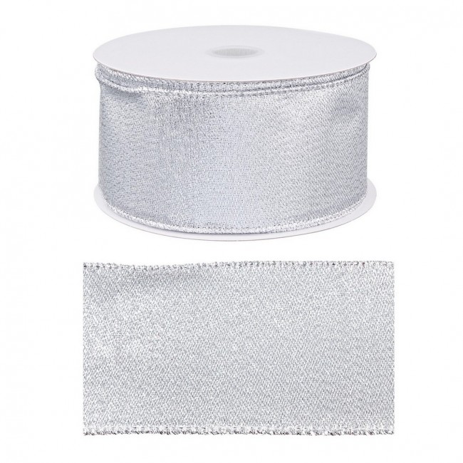 6x Nastro Noel Argento 20M - Samnite