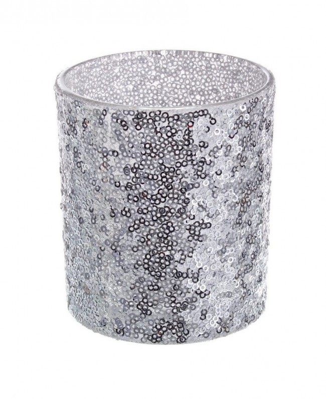 6x P.Candela Paillette Argento - Samnite