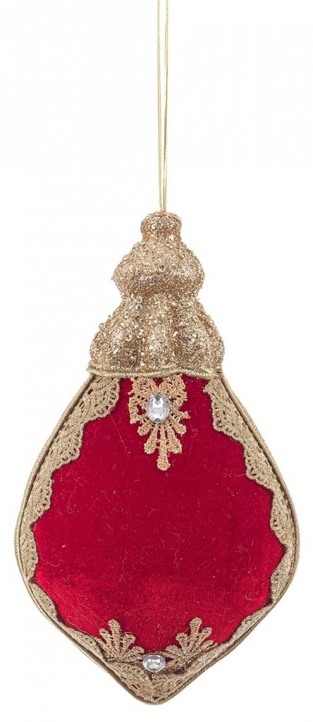 6x Pendaglio Colyn Goccia Rosso - Samnite