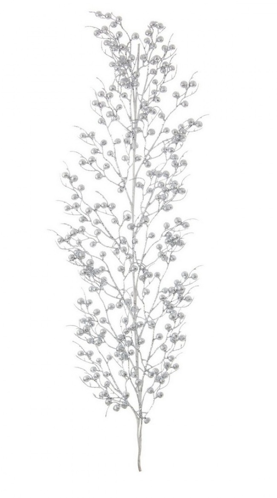 6x Ramo Sheryl Bacche Argento H104Cm - Samnite