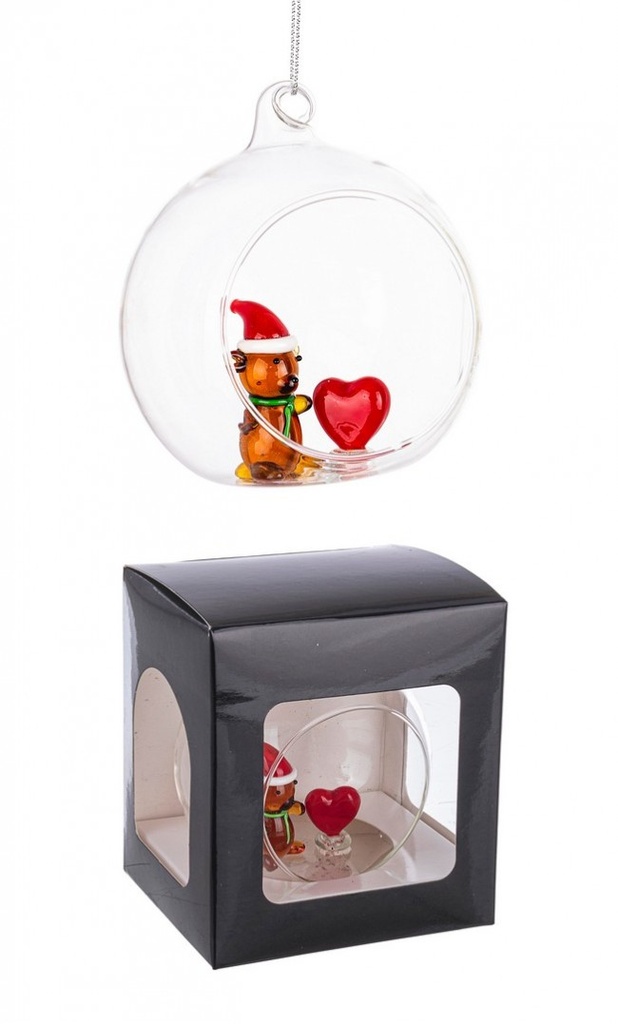 6x Sfera Aperta Vt Yule Teddy - Samnite