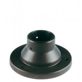 Accessorio per fissaggio a terra pali D. Max. 6 cm nero - Samnite