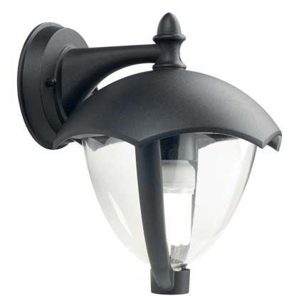 Applique In Basso E27  linea sofy  nero - Samnite