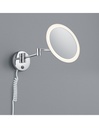 Applique Led Da Bagno Orientabile Con Specchio Rotondo View Trio Lighting - Samnite
