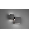 Applique Moderna Miguel Nero Doppia Emissione Led Trio Lighting - Samnite
