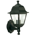 Applique Piccola In Alto E27  linea nano  nero - Samnite