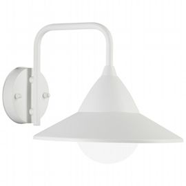Applique in Alluminio e Metallo con Diffusore Opalino - 20W - 1430 Lumen - 3000°K/4000°K/6500°K - 48 LED SMD 2835 - IP54 bianco - Samnite
