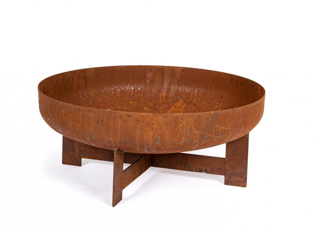 Braciere Efesto To Ruggine D50X21H - Samnite