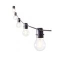 Catena luci esterno Bright 10 LED Trasparenti 8,4m - Samnite
