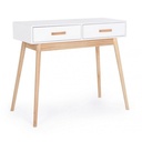 Consolle ORDINARY bianca 2 cassetti 79h cm - Samnite