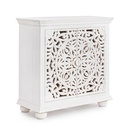 Credenza 2 ante legno bianco Alinta cm 96 x 43 x 98 - Samnite