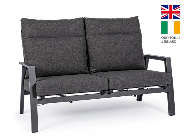 Divano 2P Recl C-C Kledi Antrac Jx55-Uk - Samnite