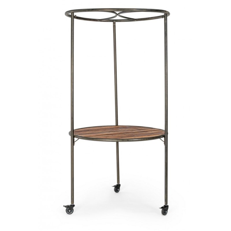 Espositore industriale con tetto e ruote D103X199h cm - Samnite