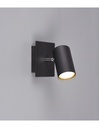 Faretto Cilindro Spot GU10 Orientabile Marley Nero Trio Lighting - Samnite