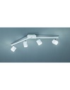 Faretto Da Soffitto 4 Led Orientabile Roubaix Bianco Trio Lighting - Samnite
