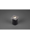 Faretto Led Da Incasso Calpestabile IP65 Nichel Belaja 11x11 cm Trio Lighting - Samnite