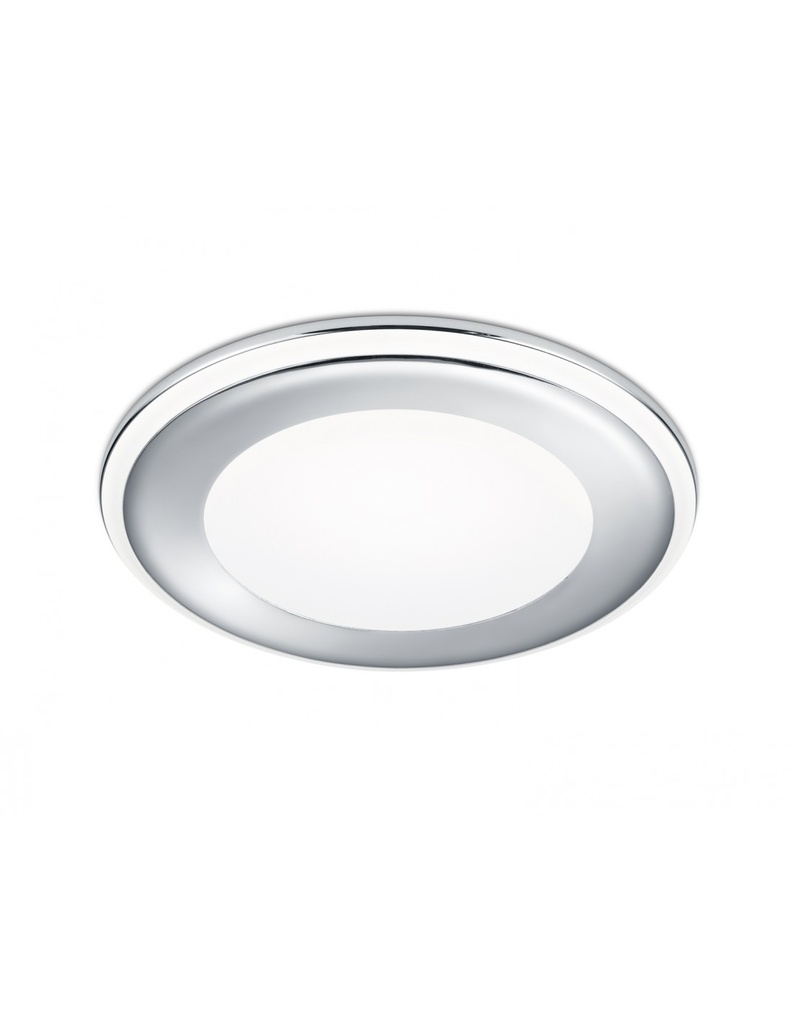 Faretto da Incasso Aura Led 10w 3000k Cromo Ø14 cm Trio Lighting - Samnite