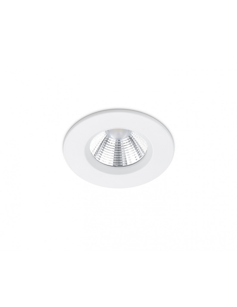 Faretto da Incasso Rotondo Zagros Bianco Led 5W IP65 Ø8 cm Trio Lighting - Samnite