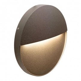 Faretto tondo da incasso per esterno GEO ROUND LED integrato 6W 452LM 1 x IP65 - Samnite