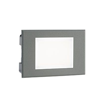 Incasso Aperto 3W Led 4000K  linea spina  grafite - Samnite