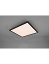 Lampada Da Soffitto Quadrata Gamma Nero Led Multifunzione Trio Lighting - Samnite