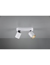 Lampada Soffitto 2 Faretti Spot GU10 Orientabile Pago Bianco Moderno  Trio Lighting - Samnite