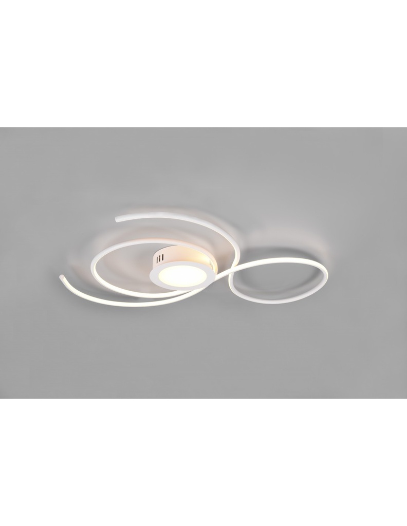 Lampada Soffitto Parete Moderna Led 48W Dimmer Jive Bianco Trio Lighting - Samnite