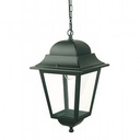 Lampada Sospesa in Alluminio Pressofuso con Diffusori in Vetro Trasparente nero - Samnite