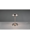 Lampada Tavolo Disco Led 6w Franklin Nichel Trio Lighting - Samnite