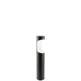 Lampada da esterno in alluminio pressofuso con diffusore opalino - 9W, 1155 lumen, 4000°K grafite - Samnite