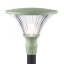 Lampada da esterno in alluminio pressofuso con diffusore trasparente salvia - Samnite
